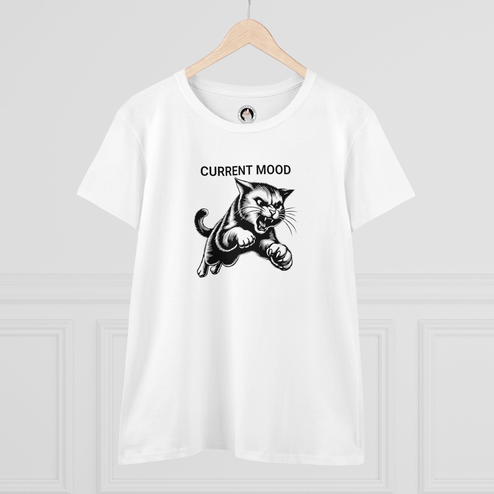 Current Mood: Fightin' Women's Midweight Cotton Tee