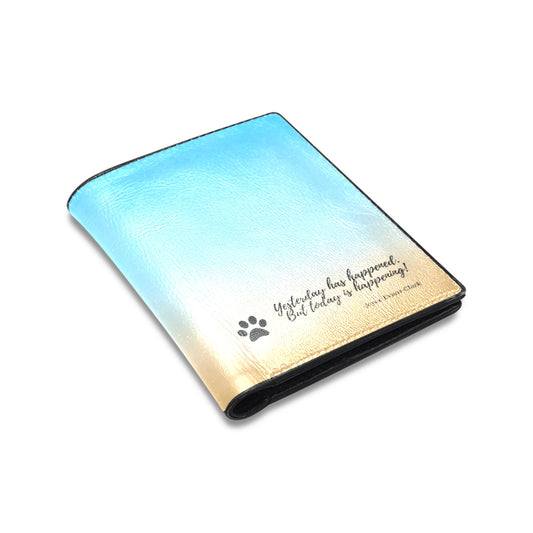Today is Happening Faux Leather Wallet