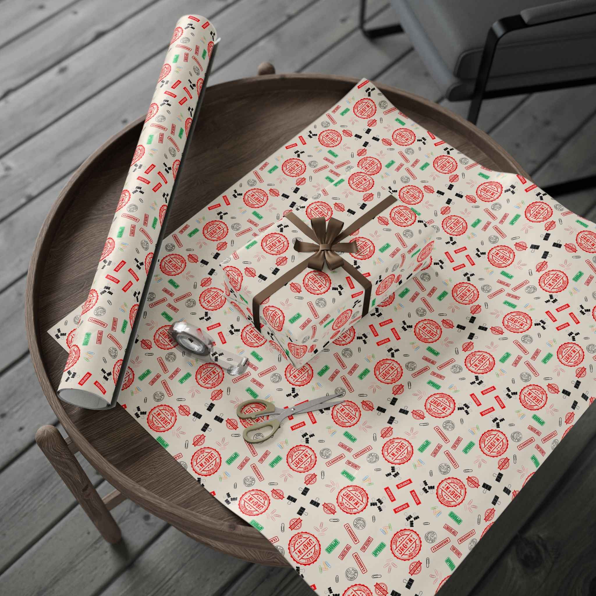 Red Tape Gift Wrap – Political Parody All-Purpose Wrapping Paper