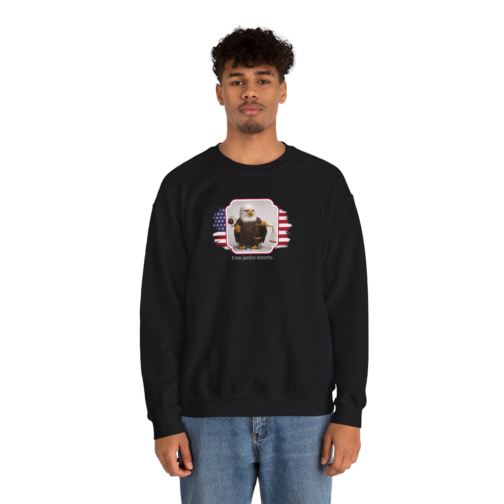 Even Justice Mourns Political Parody Sweatshirt