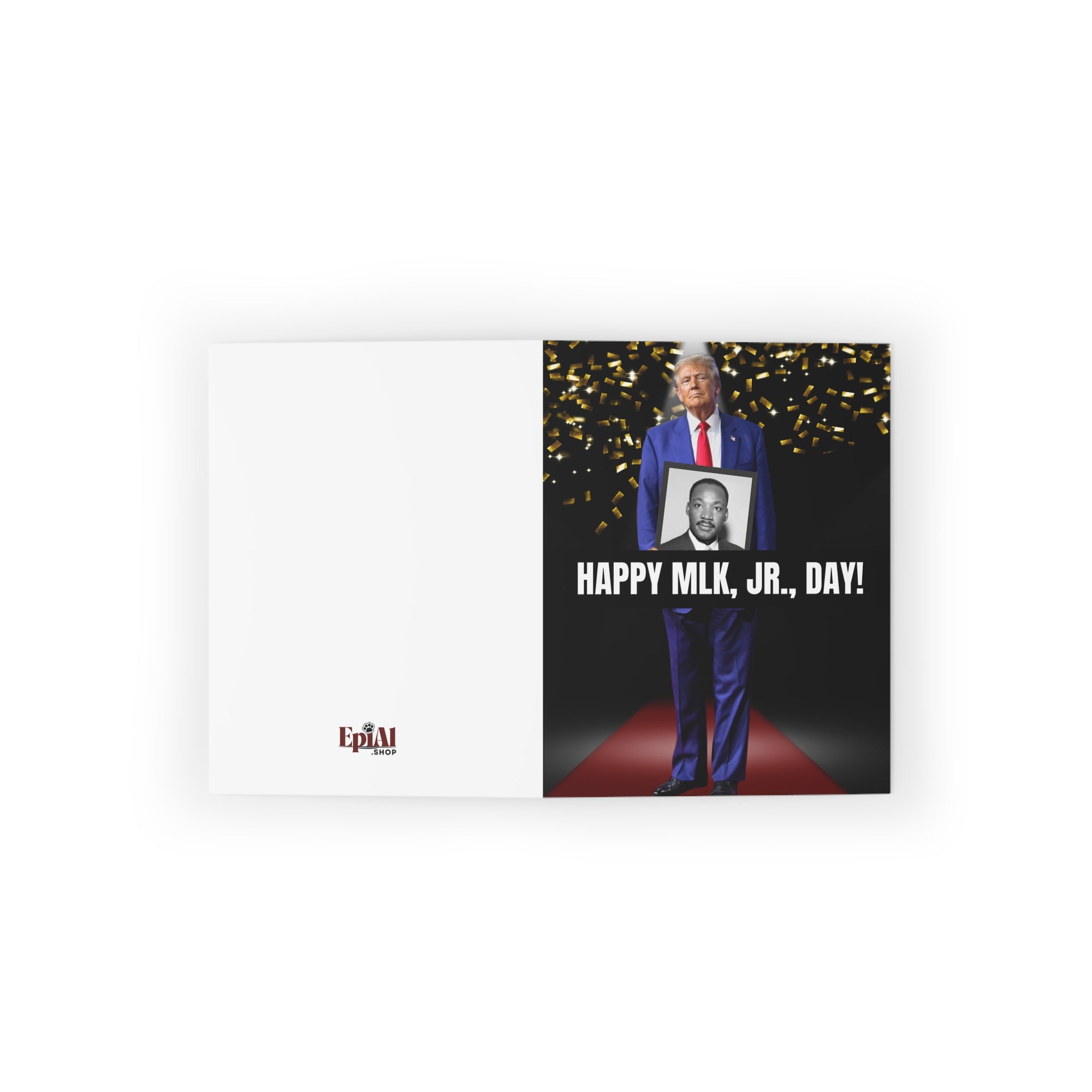 Donald Trump MLK Jr. Day Greeting Cards (8, 16, and 24 pcs)