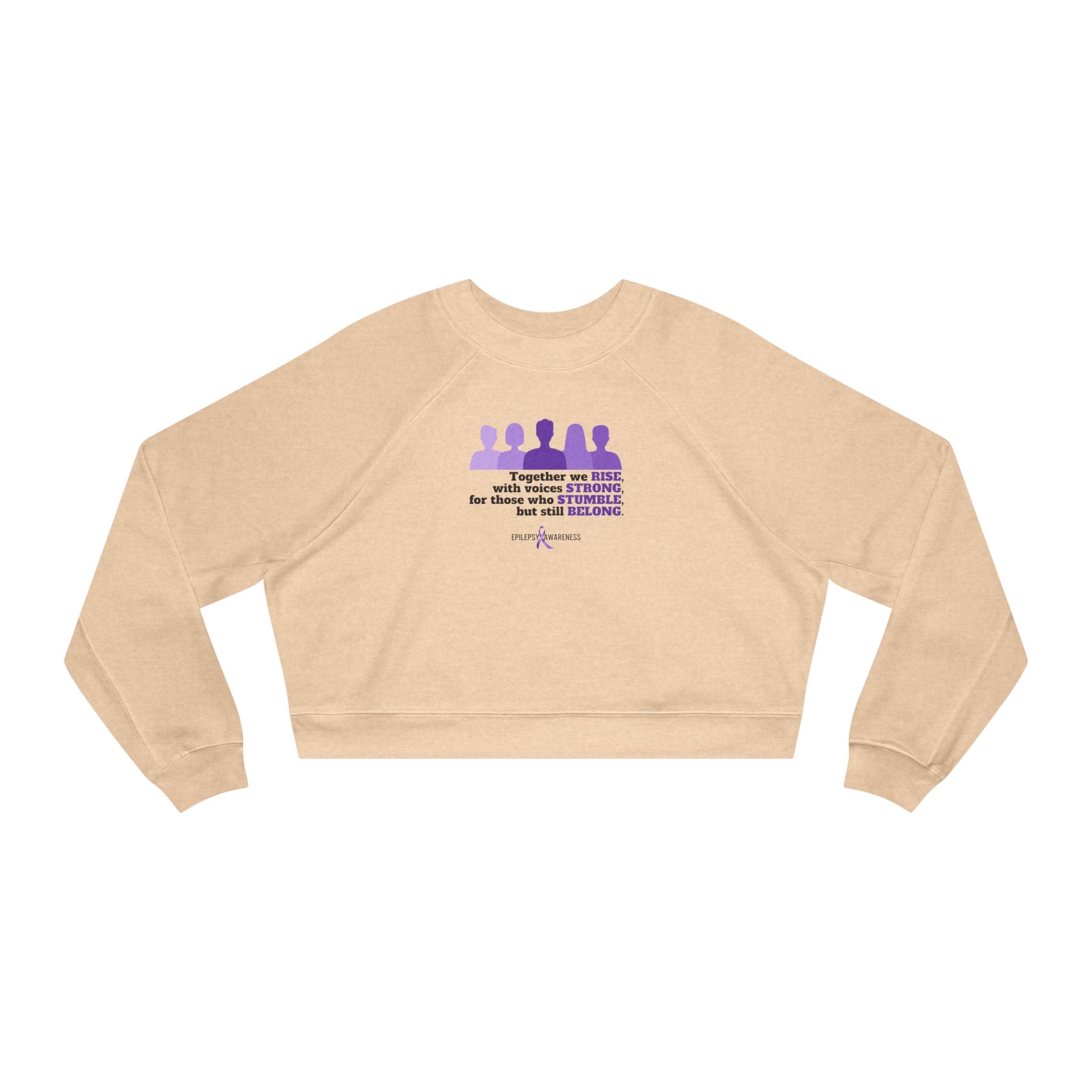 Together We Stand Women's Cropped Fleece Pullover - EpiAl's Shop