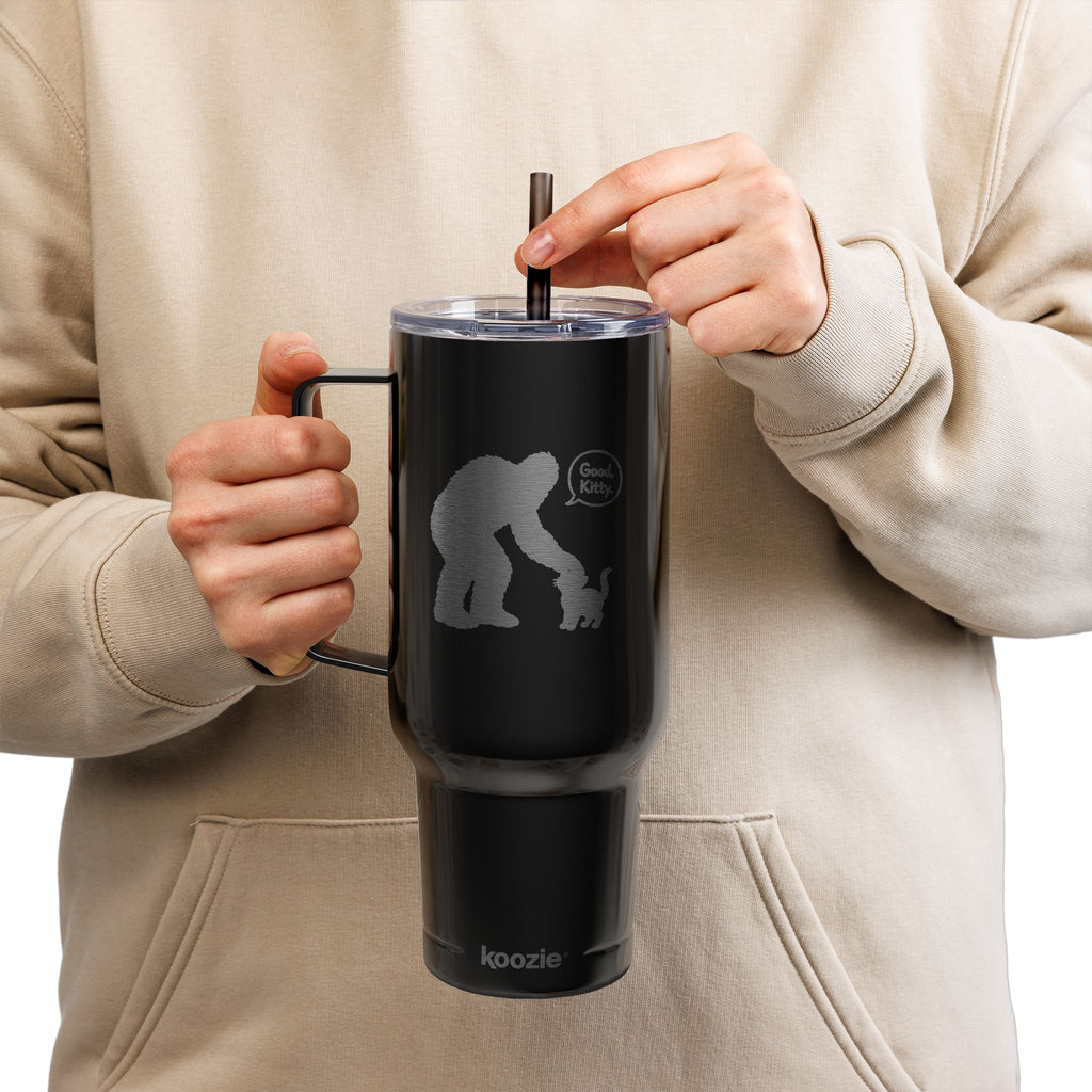 Bigfoot & Cat “Good, Kitty.” 40 oz Insulated Tumbler