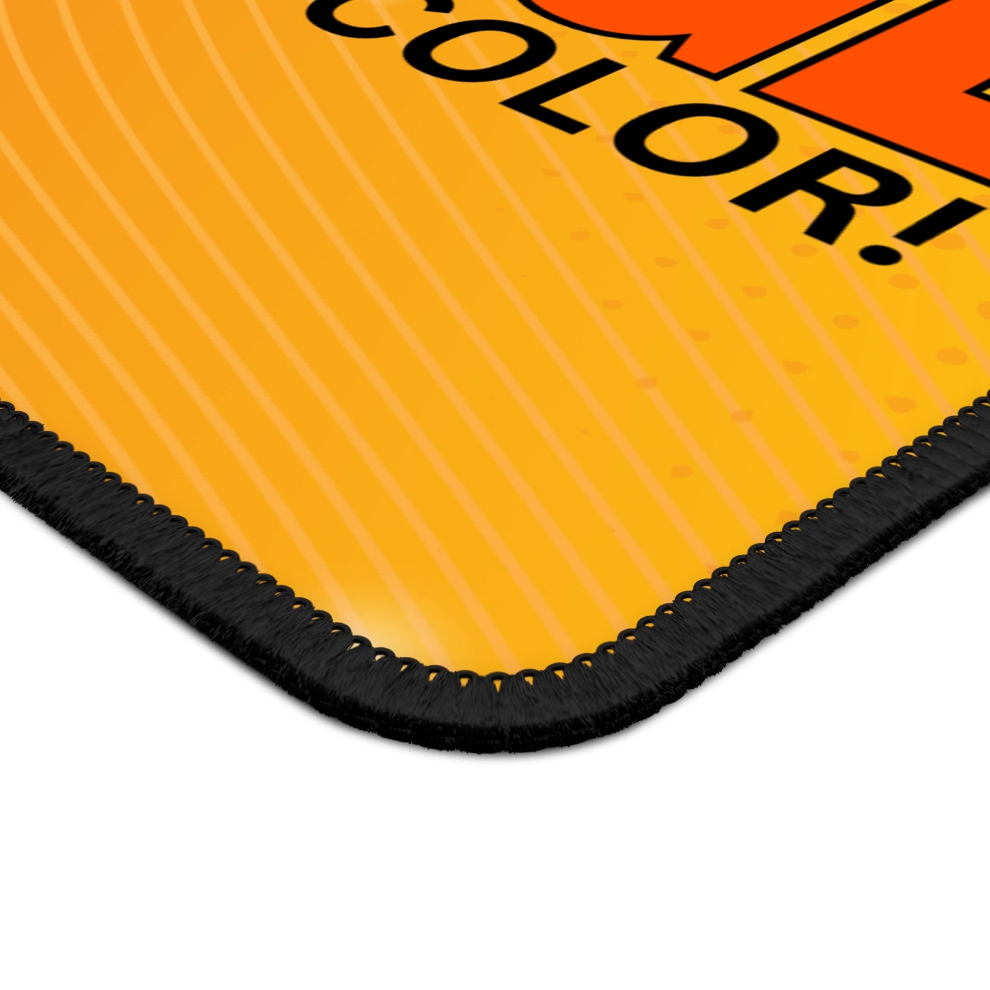 Funny Gaming Mouse Pad - 'Orange is Not My Color!' Design for Gamers Printify