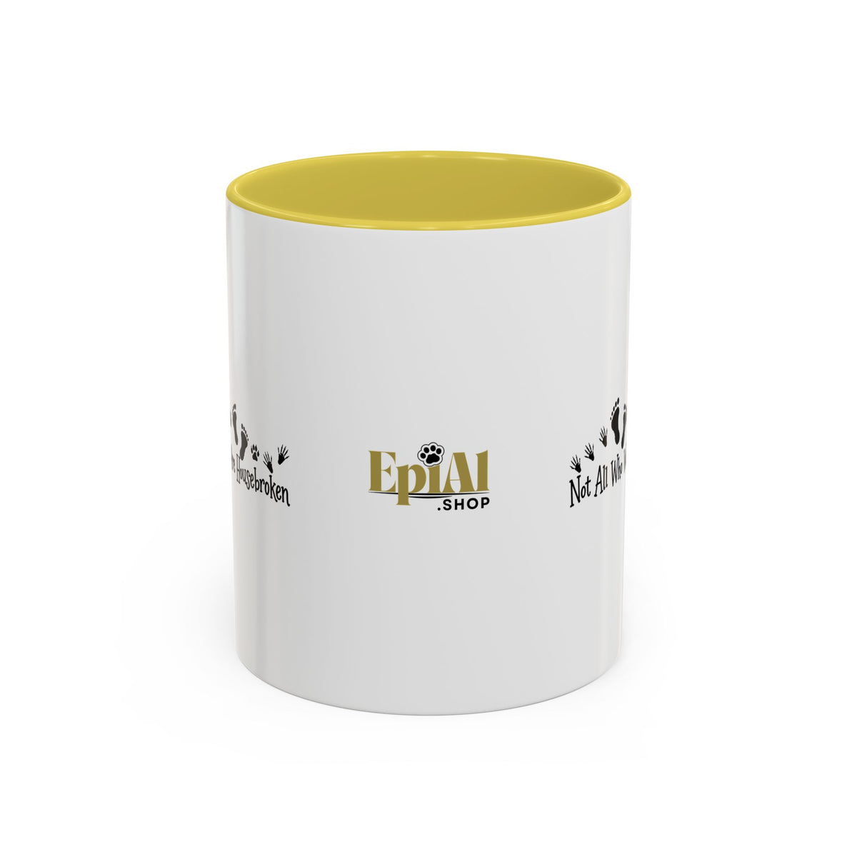 Not All Who Wander Are Housebroken | Bigfoot, Jimothy & Cat Tracks Coffee Mug (11oz, 15oz)
