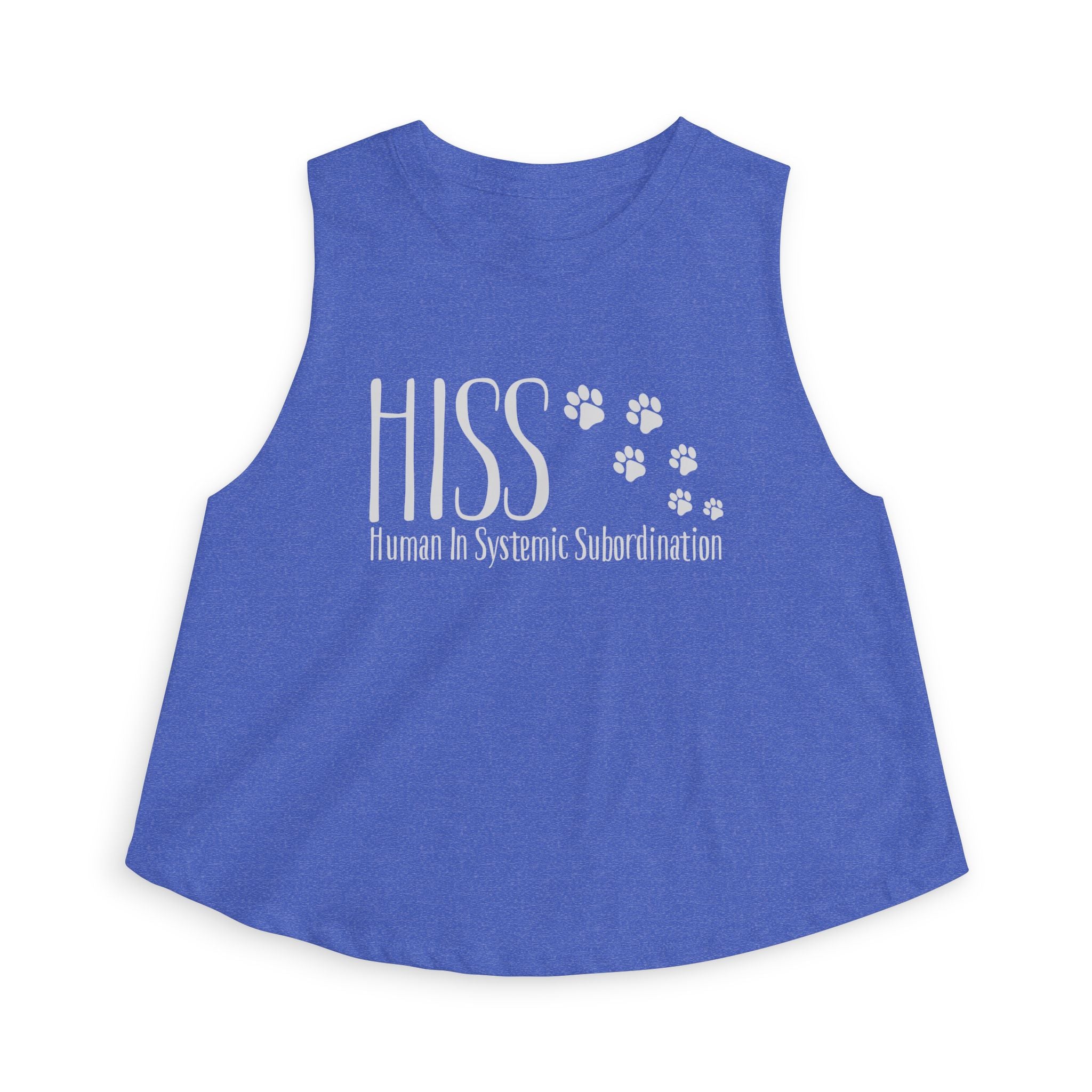 HISS Crop Tank – Human in Systemic Subordination Cat Crop Top