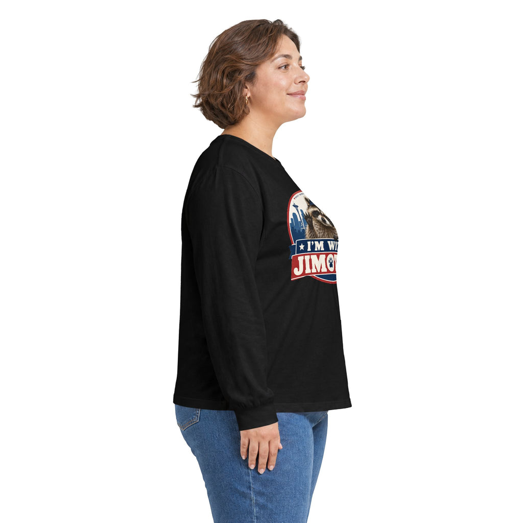 I’m With Jimothy Raccoon Long Sleeve T-Shirt