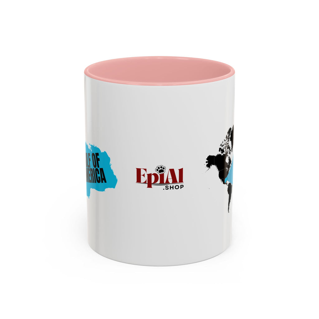 American Gulf Map Accent Coffee Mug