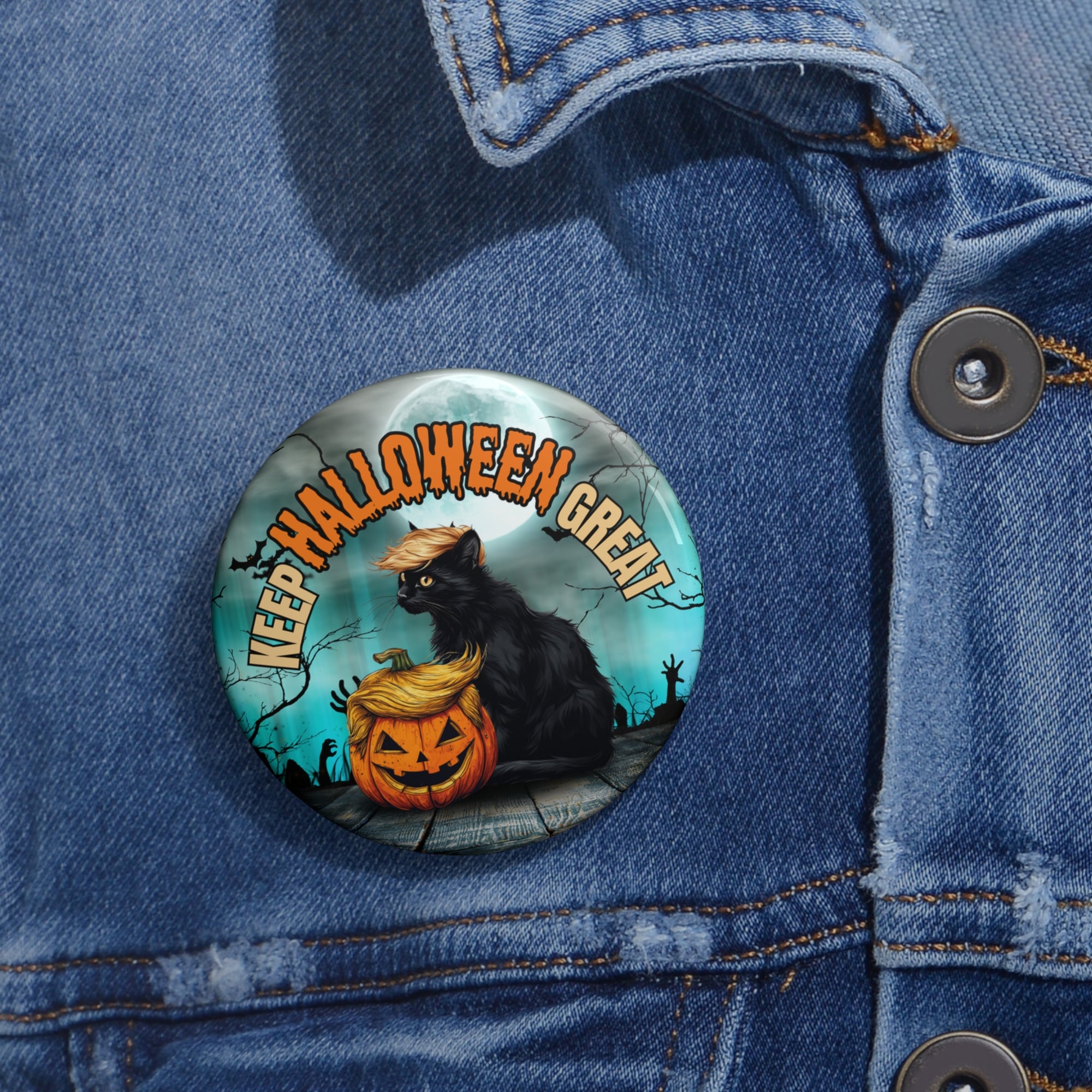 Keep Halloween Great Pin Buttons