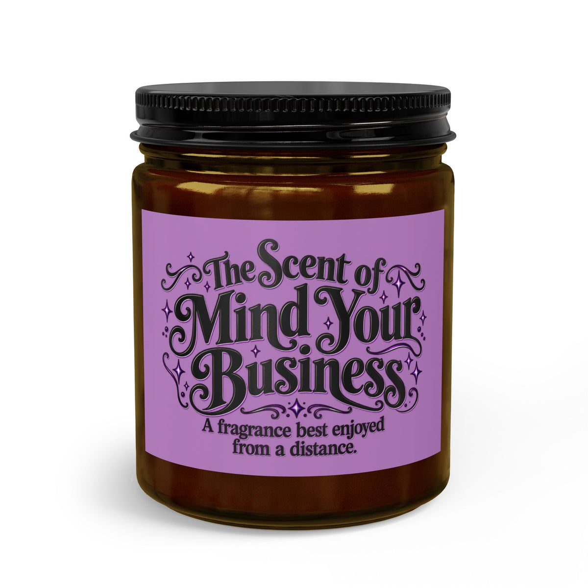 The Scent of Mind Your Business Scented Candle & Wick Trimmer Gift Set | Funny Sarcastic Candle
