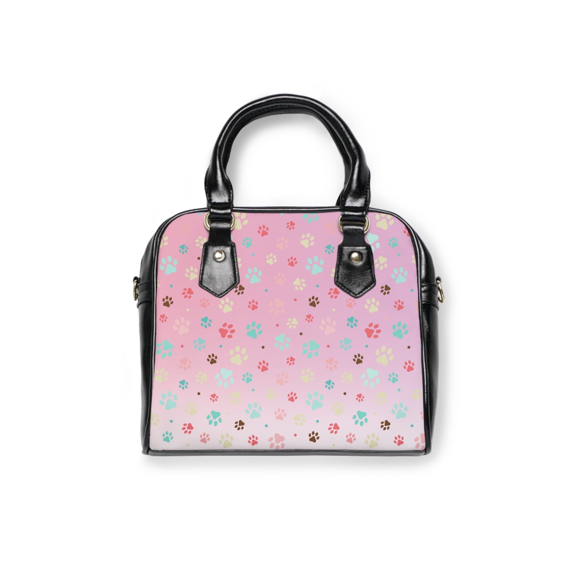 Cute Pet Paw Print Shoulder Handbag for Animal Lovers