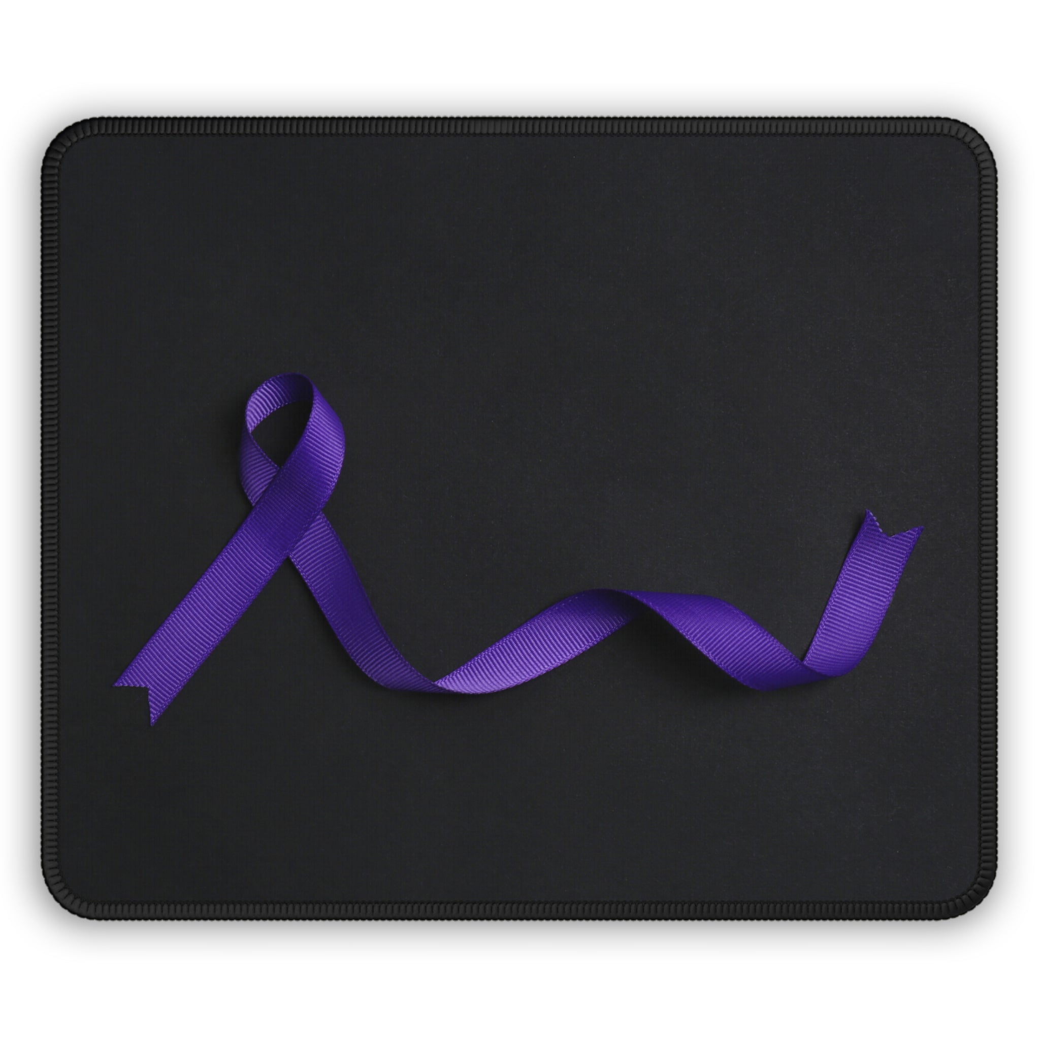 Photo depicting the ​Purple Ribbon Gaming Mouse Pad from EpiAl's Shop.