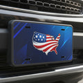Abstract USA Political Parody Car Tag – Modern American Commentary License Plate