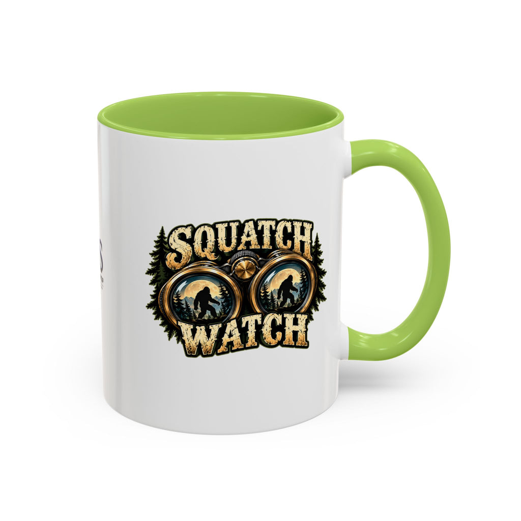 Squatch Watch Bigfoot Mug | Two-Tone Sasquatch Coffee Cup (11oz/15oz)