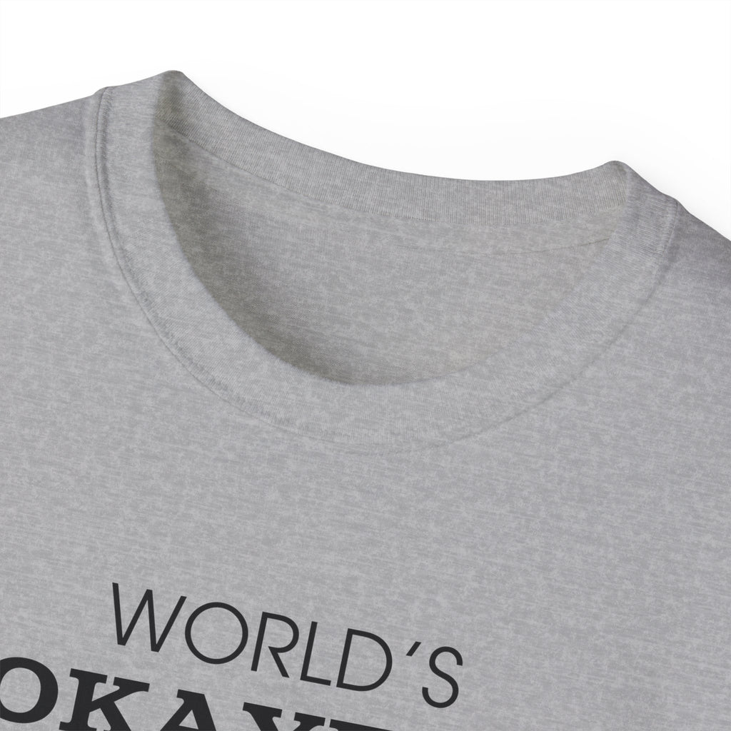 World's Okayest Police Officer Ultra Cotton Tee - T - Shirt - Epileptic Al’s Shop