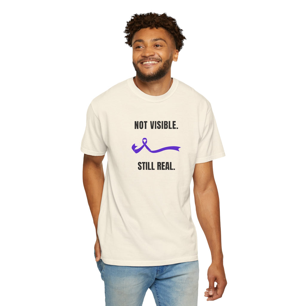 Not Visible. Still Real. T-Shirt – Epilepsy Awareness Apparel