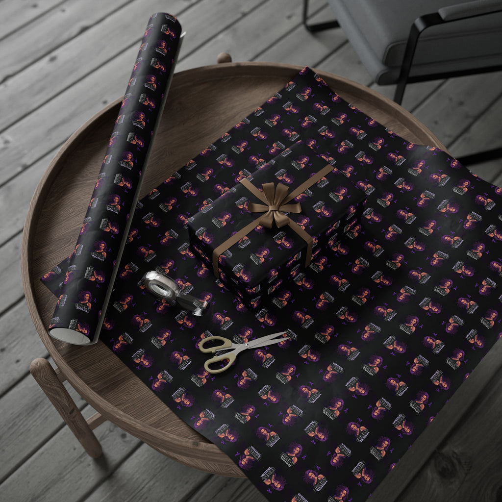 Epilepsy Warrior Woman Wrapping Paper