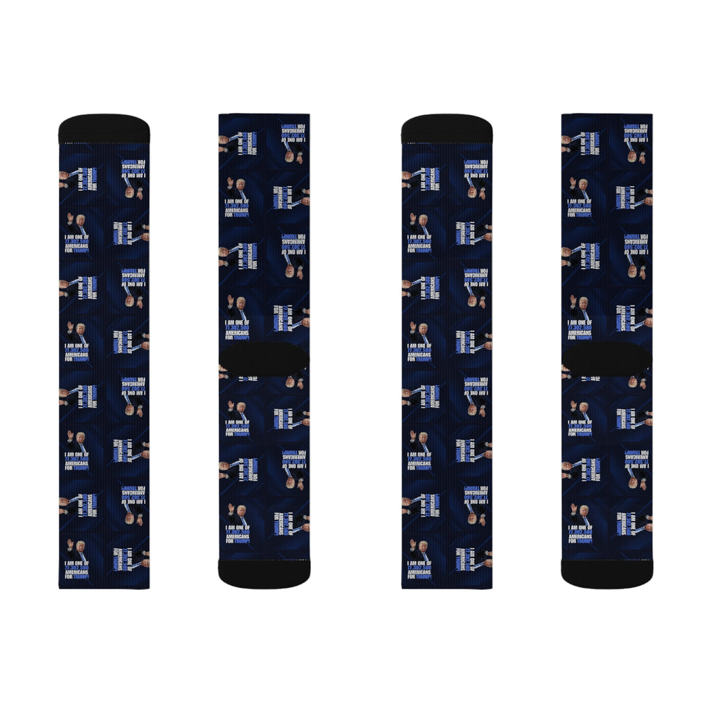 Fun Sublimation Socks - American for Trump Design Printify