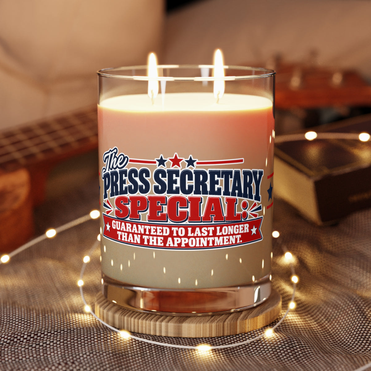 The Press Secretary Special | Funny Political Satire Scented Soy Candle