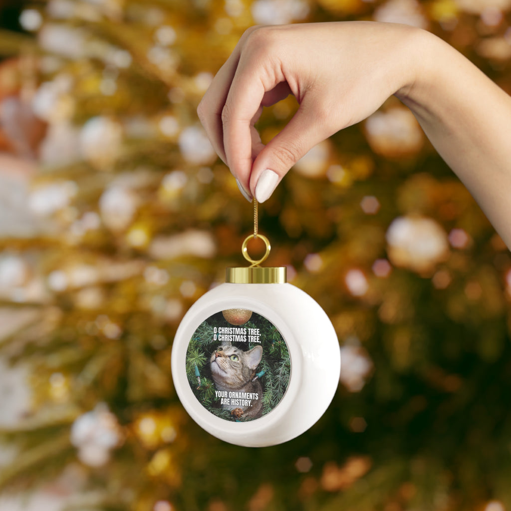 O Christmas Tree Ball Ornament