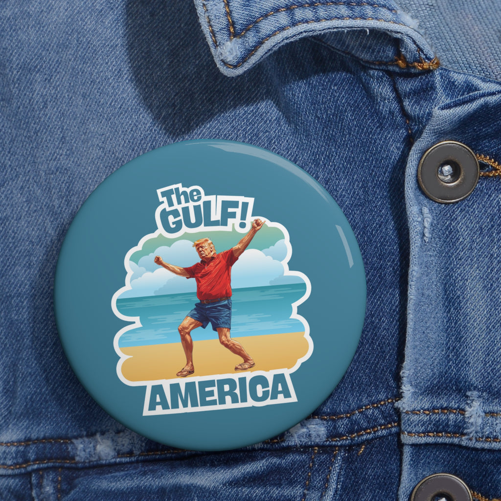 Gulf America Pin Buttons - Collectibles for Friends