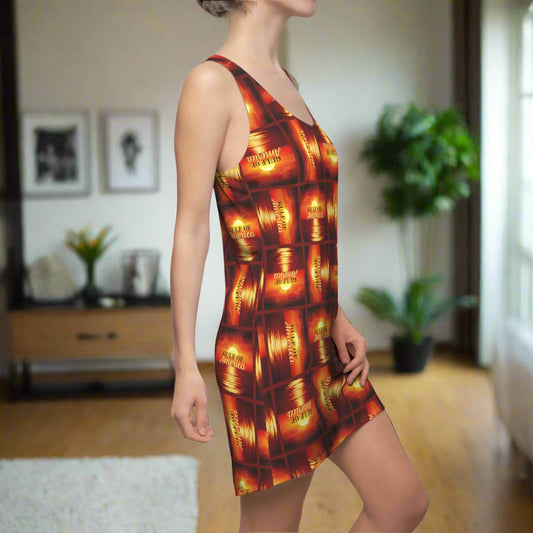 Sunset Gulf of America Vibes Racerback Dress Printify