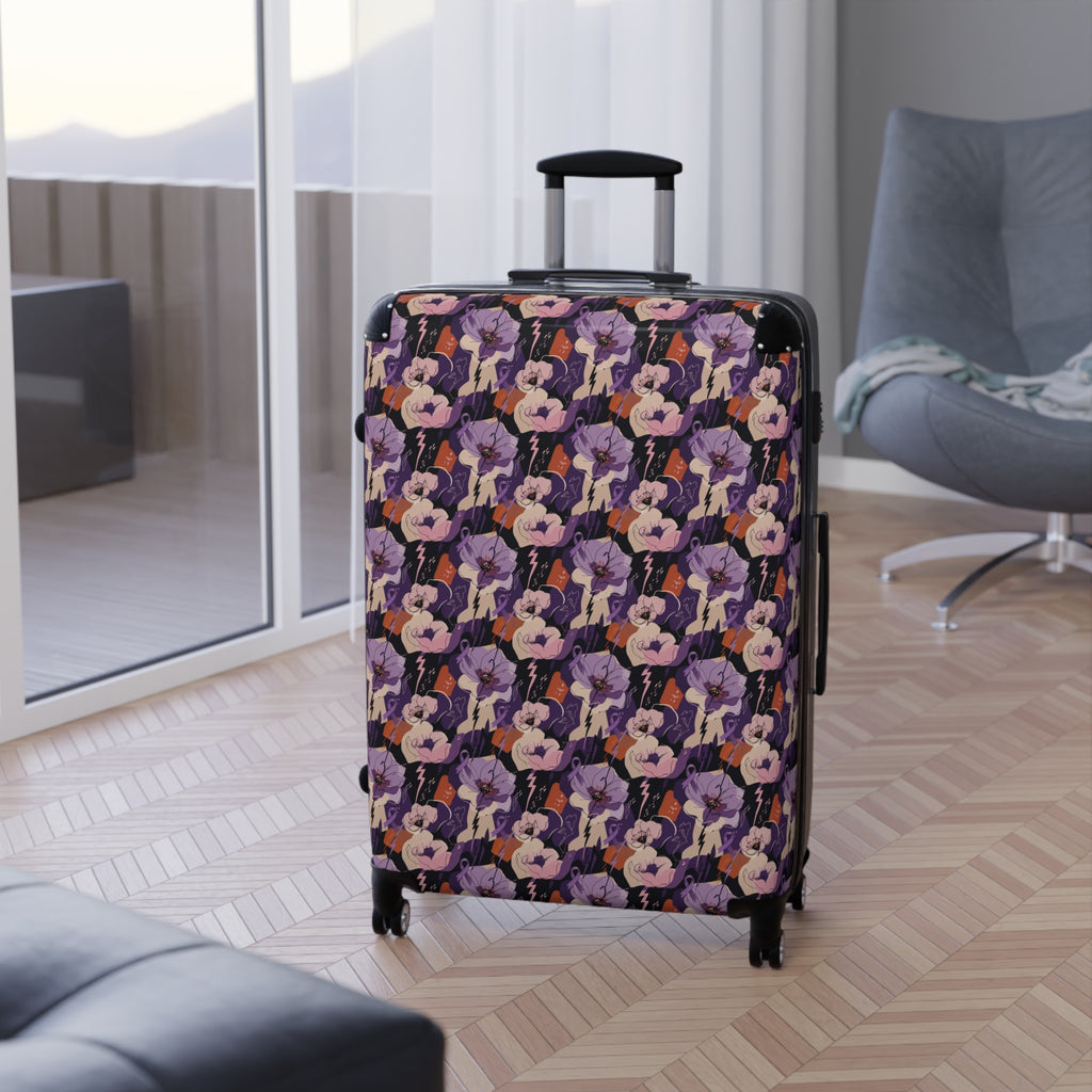 Electric Bloom Epilepsy Awareness Hard-Shell Suitcase