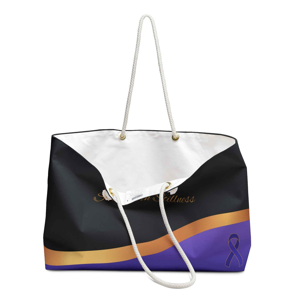 The Violet Wave Weekender Bag — Strength in Stillness