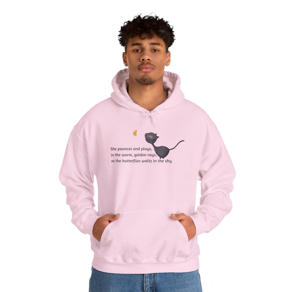 She Pounces & Plays Unisex Heavy Blend™ Hooded Sweatshirt