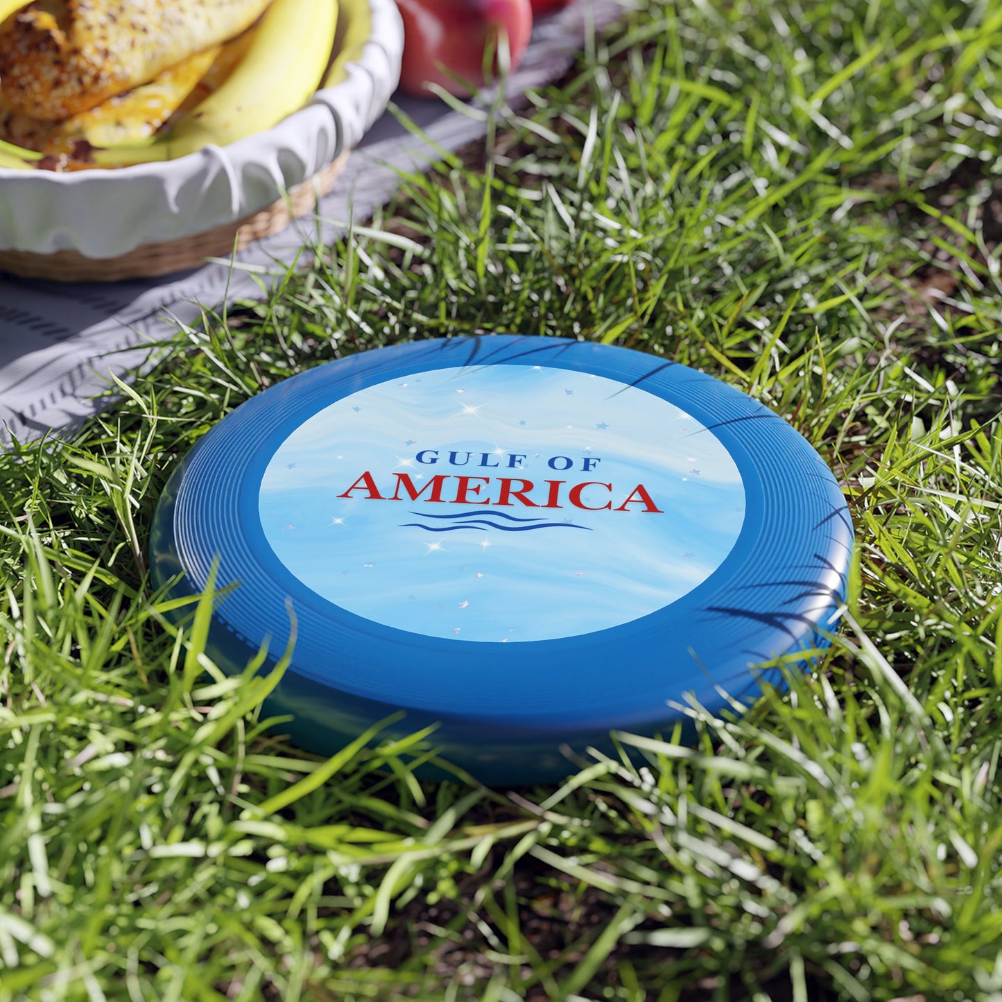 Gulf of America Blue Stars Frisbee
