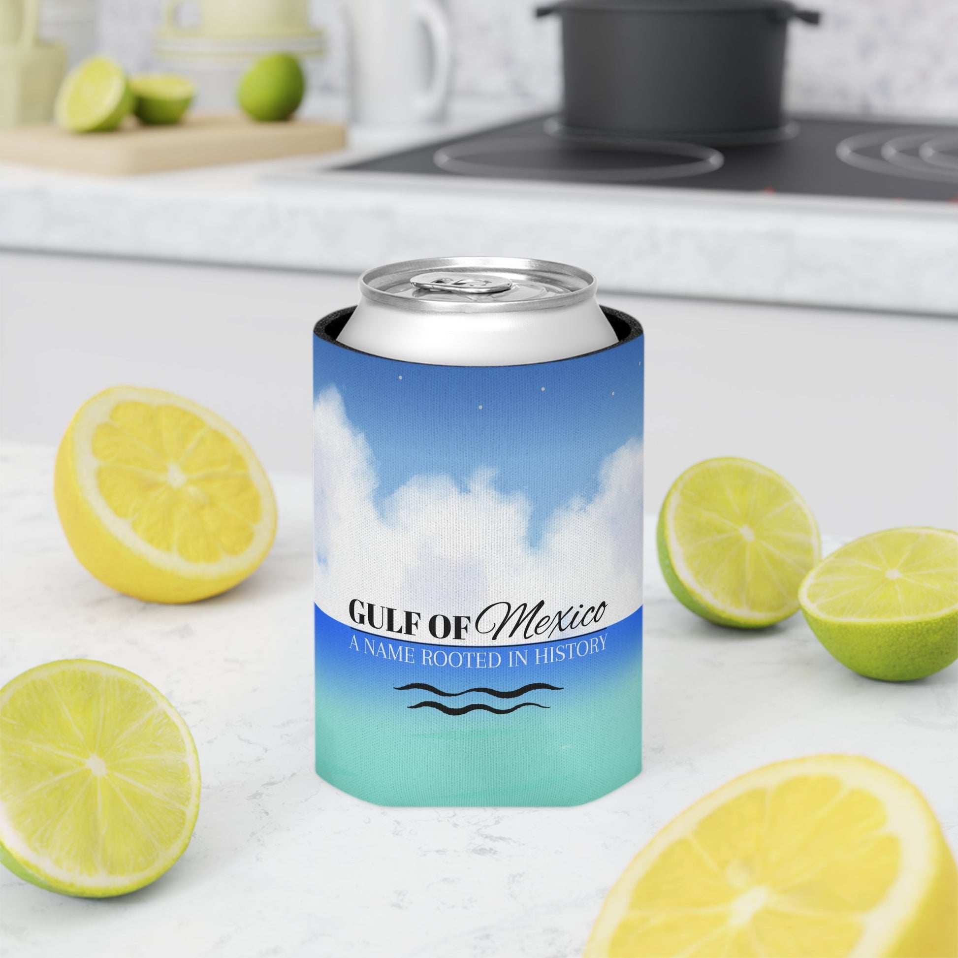 Gulf of Mexico Can Cooler Printify