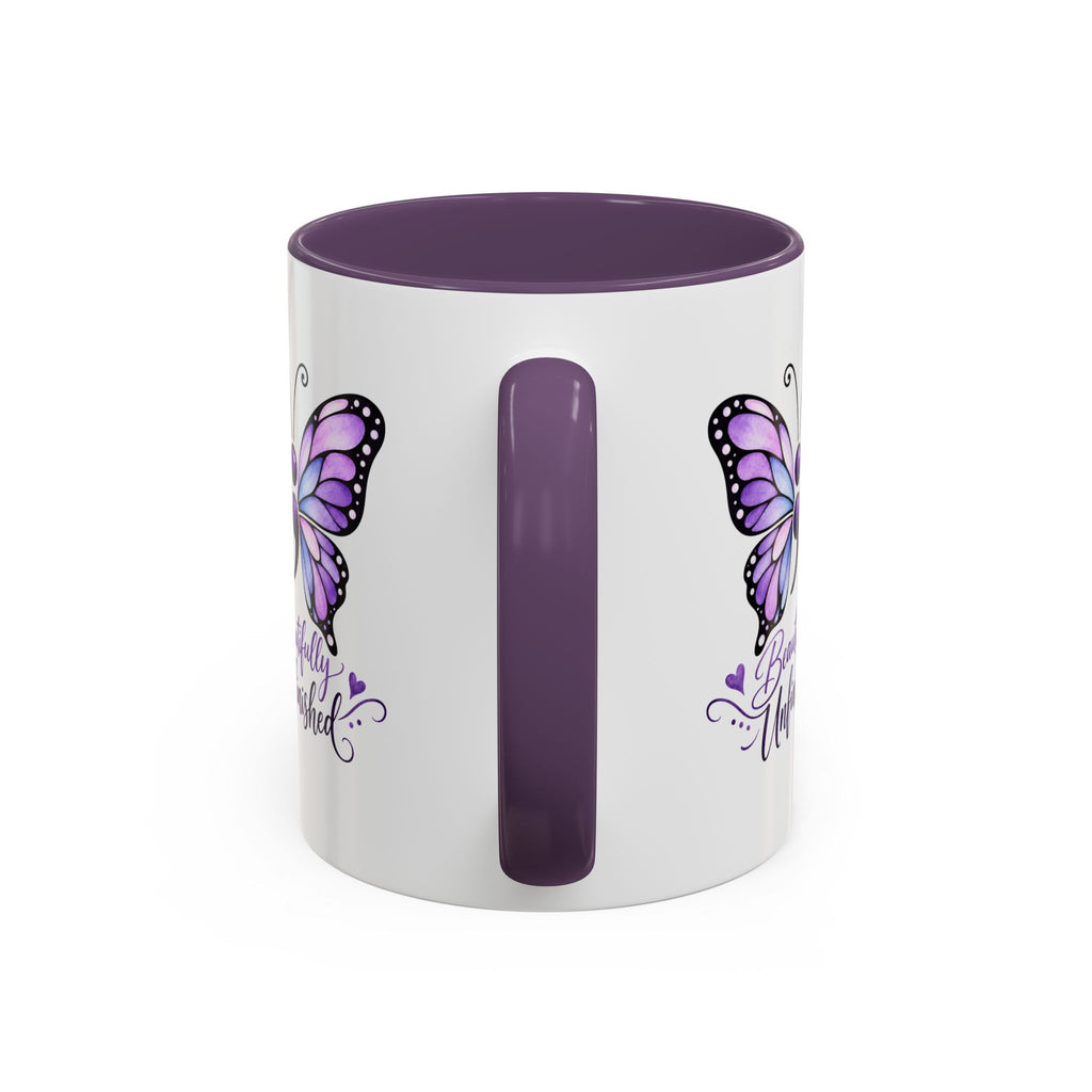 Beautifully Unfinished Semicolon Suicide Awareness Mug
