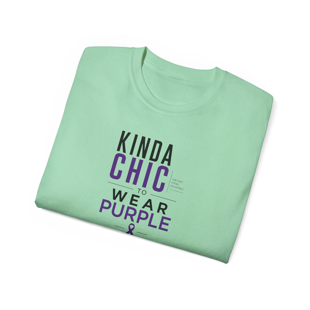 Kinda Chic to Wear Purple Epilepsy Awareness T-Shirt