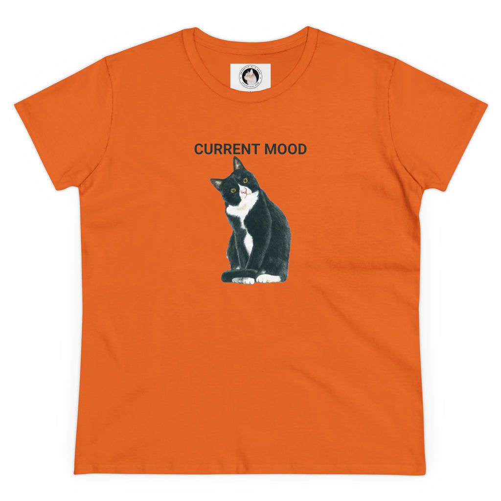 Current Mood: Wha? Women's Midweight Cotton Tee