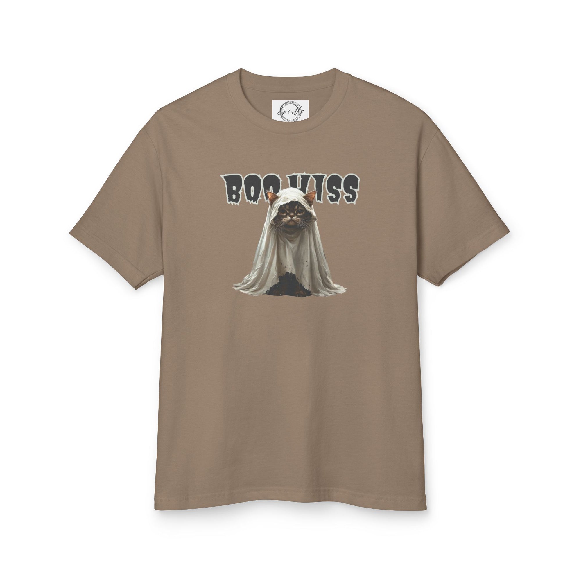 Boo Hiss Ghost Kitty Unisex Tee, Halloween Shirt