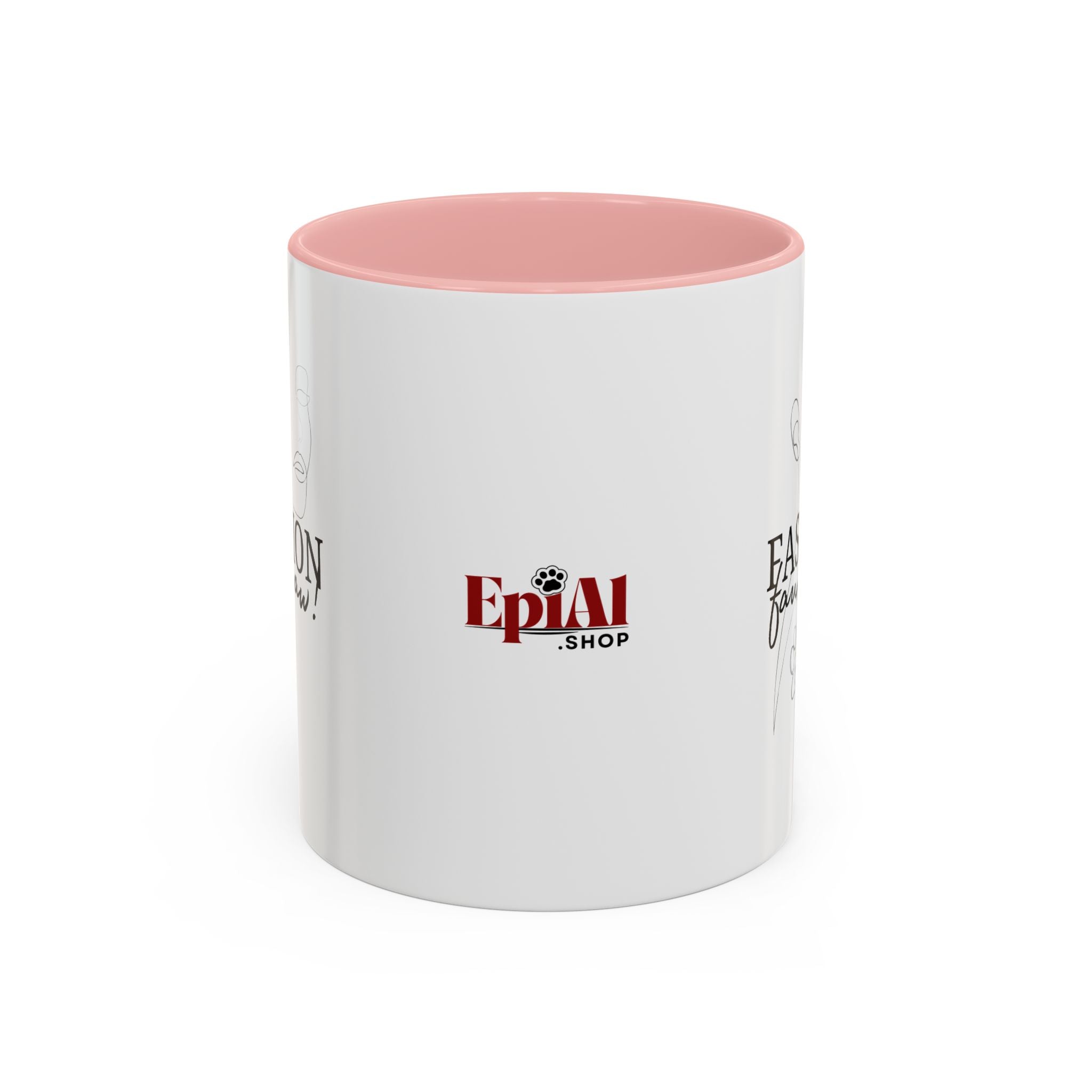 Photo depicting the ​Fashion Faux Paw Accent Coffee Mug (11, 15oz) from EpiAl's Shop.
