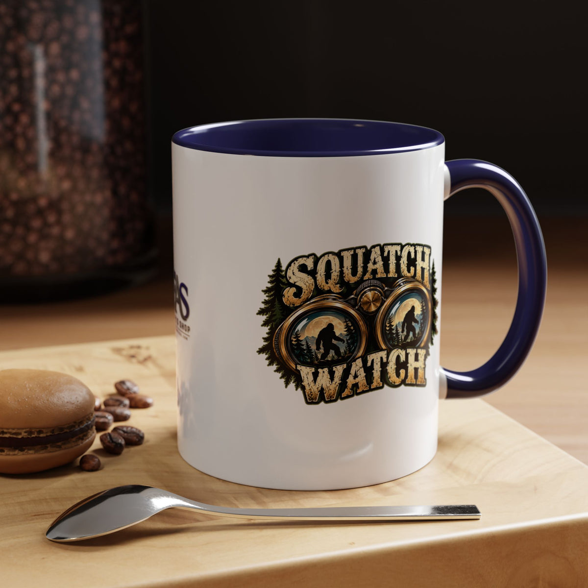 Squatch Watch Bigfoot Mug | Two-Tone Sasquatch Coffee Cup (11oz/15oz)