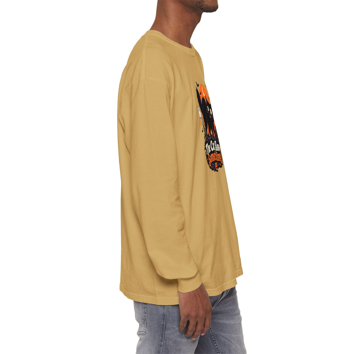 The Cat Saw Something Halloween Long Sleeve Shirt