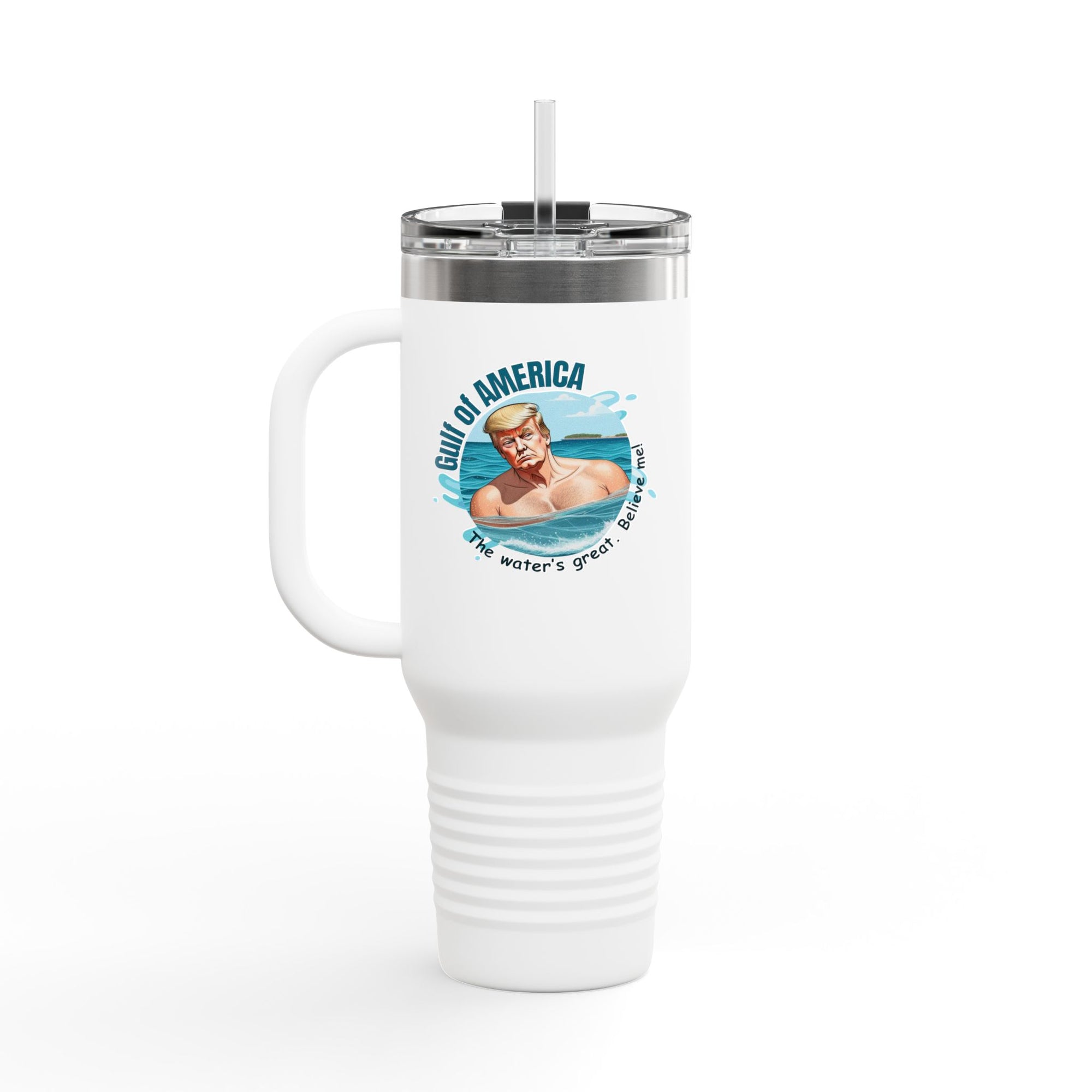 Insulated Travel Mug - American Gulf Design for Adventure Seekers