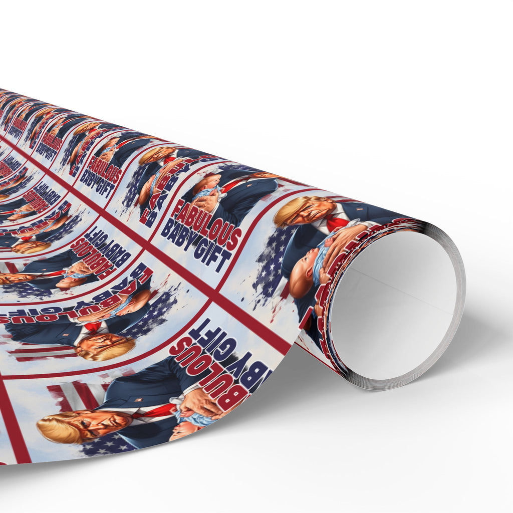 Trump Fabulous Baby Gift Wrapping Paper