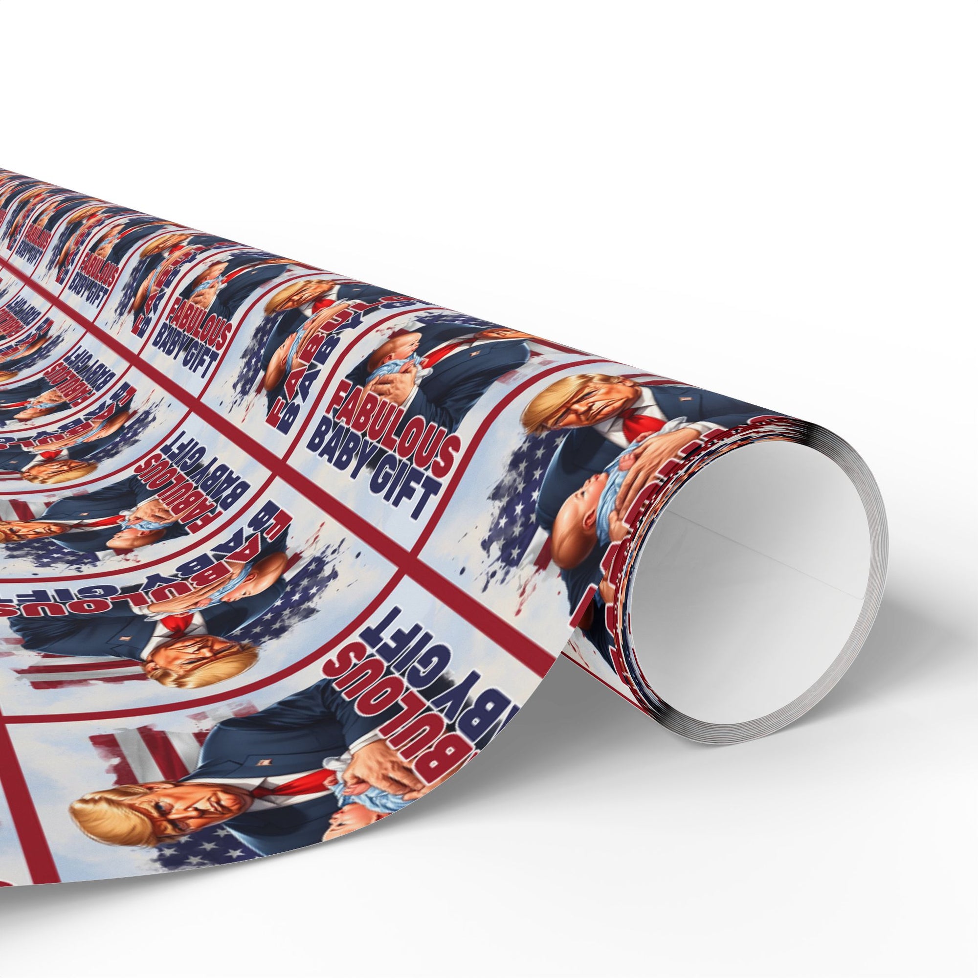 Trump Fabulous Baby Gift Wrapping Paper