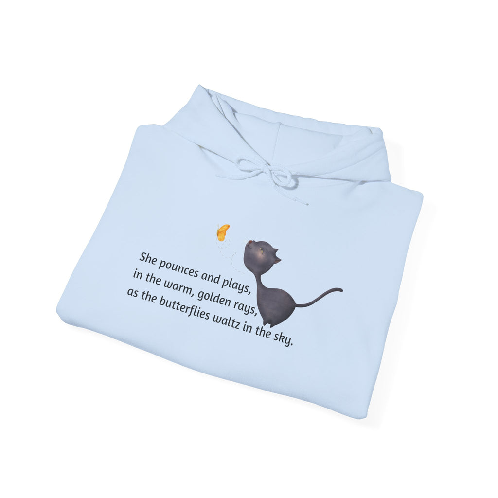 She Pounces & Plays Unisex Heavy Blend™ Hooded Sweatshirt