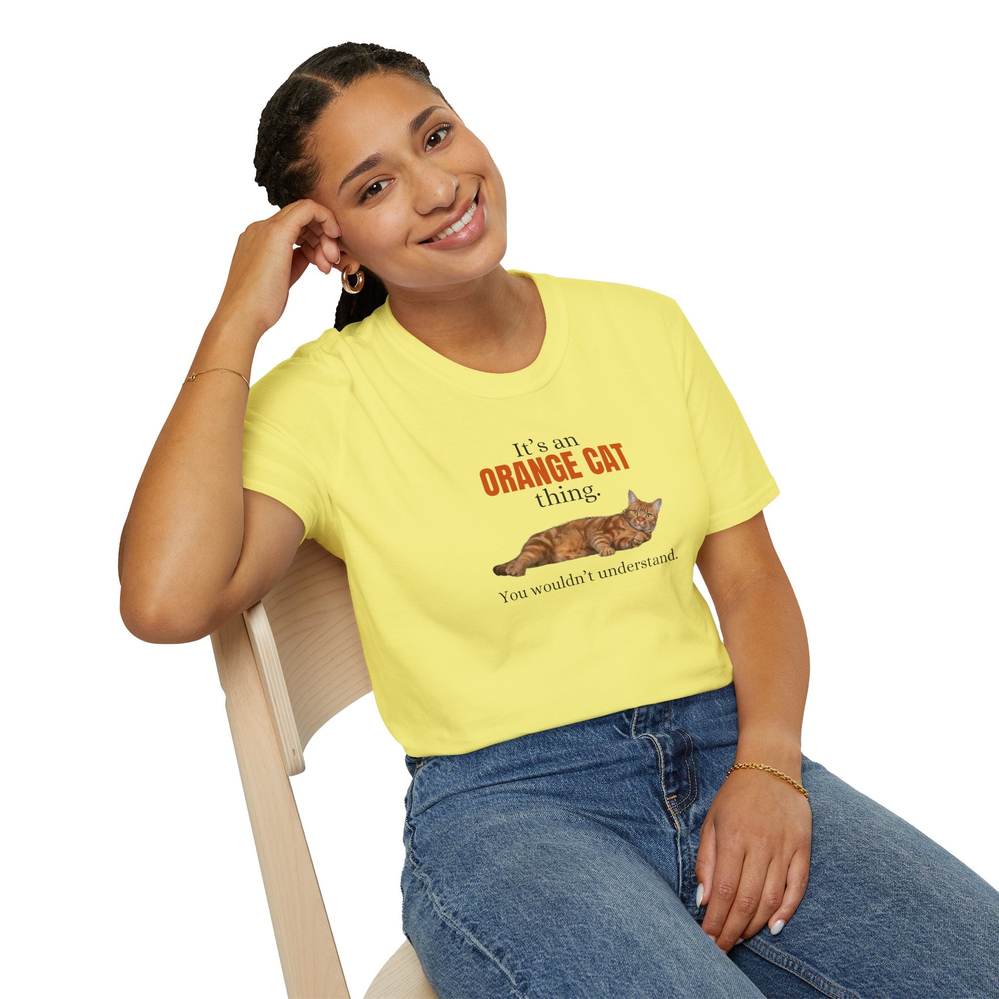 It's an Orange Cat Thing Unisex Softstyle T-Shirt