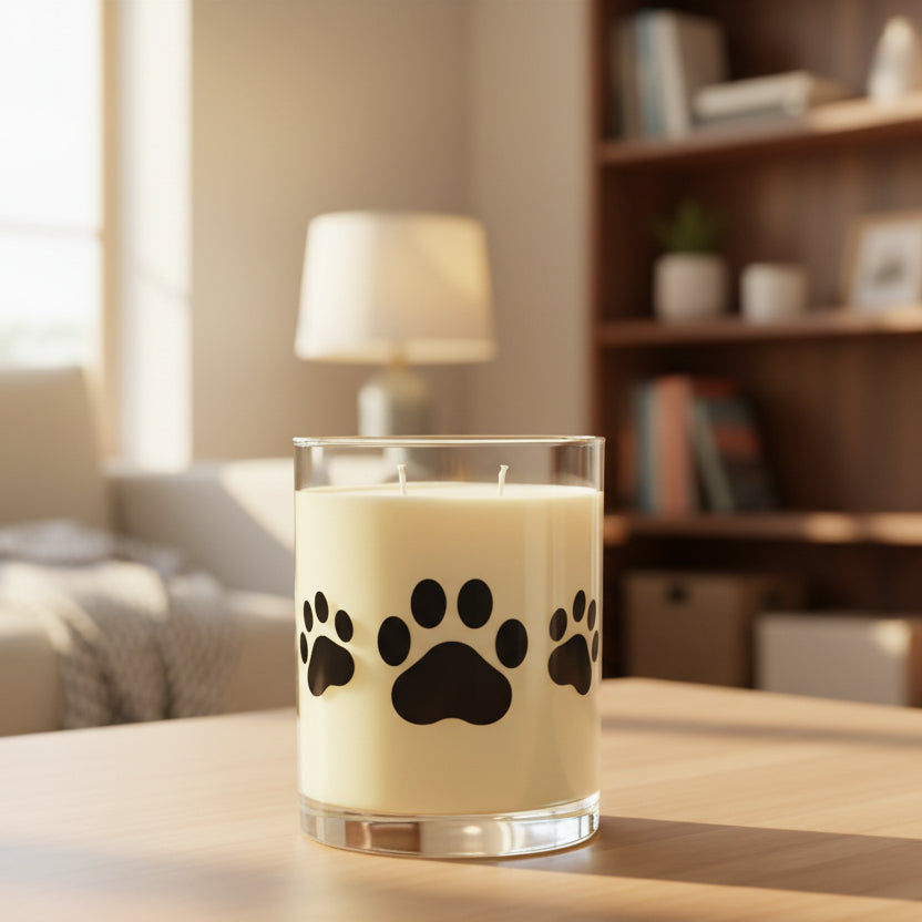 Paws & Reflect Soy Candle – Calm, Cozy, Slightly Judgmental