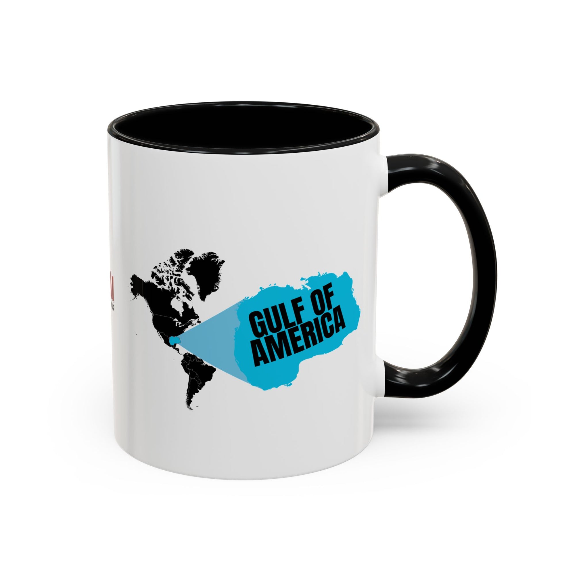 American Gulf Map Accent Coffee Mug