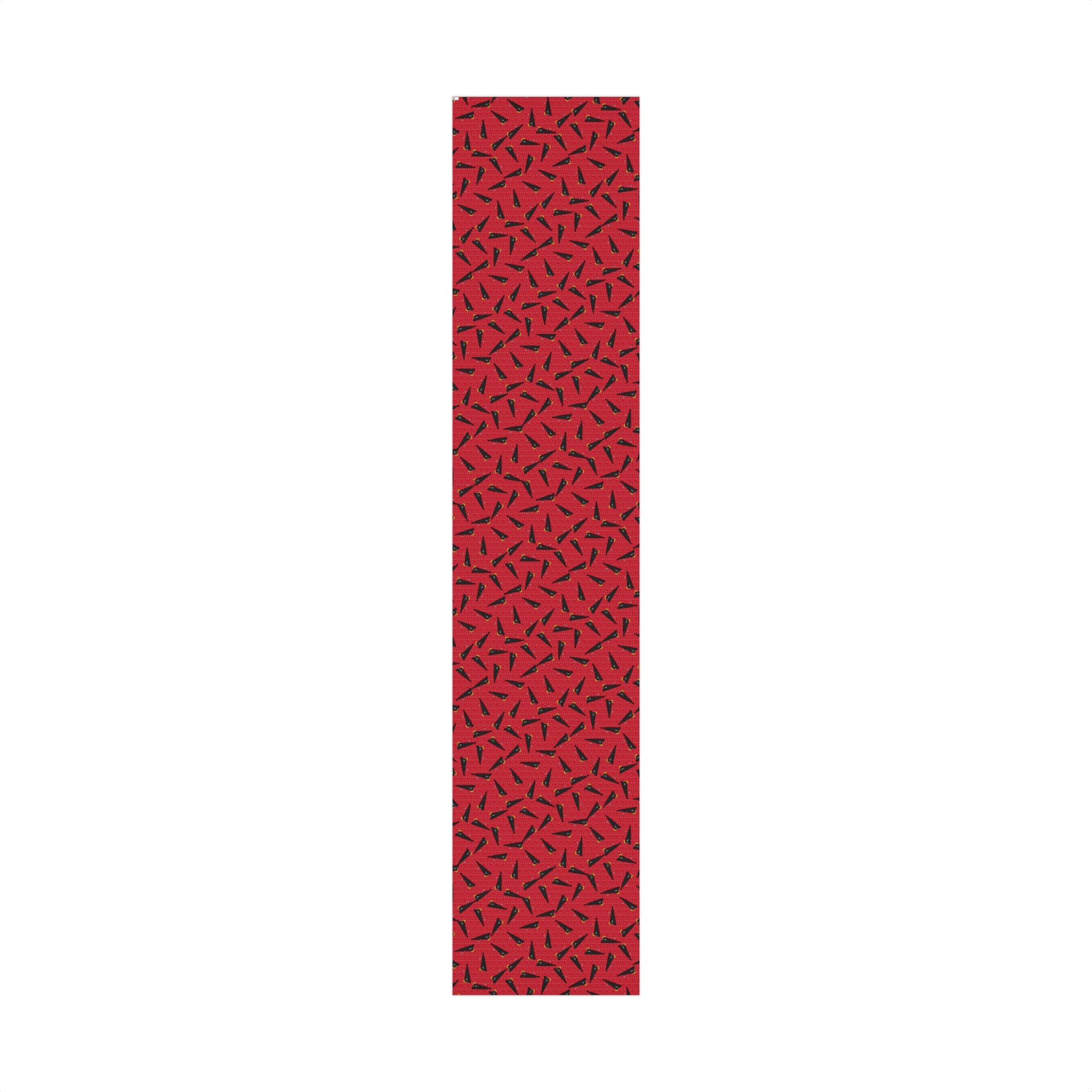 Commander-in-Recline Heart Wrap – Satirical Red All-Occasion Gift Paper