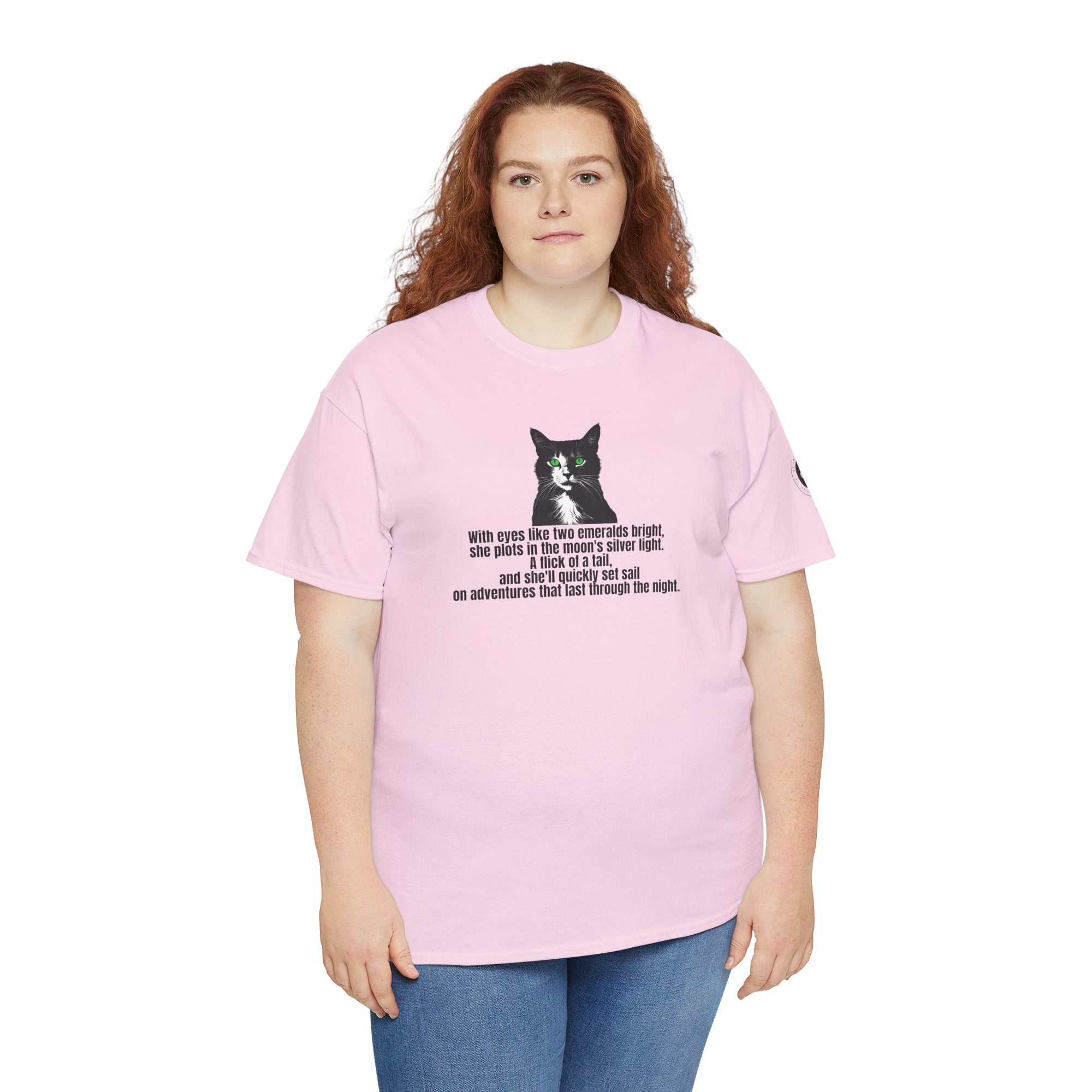 Emerald Eyed Mischief Unisex Heavy Cotton Tee