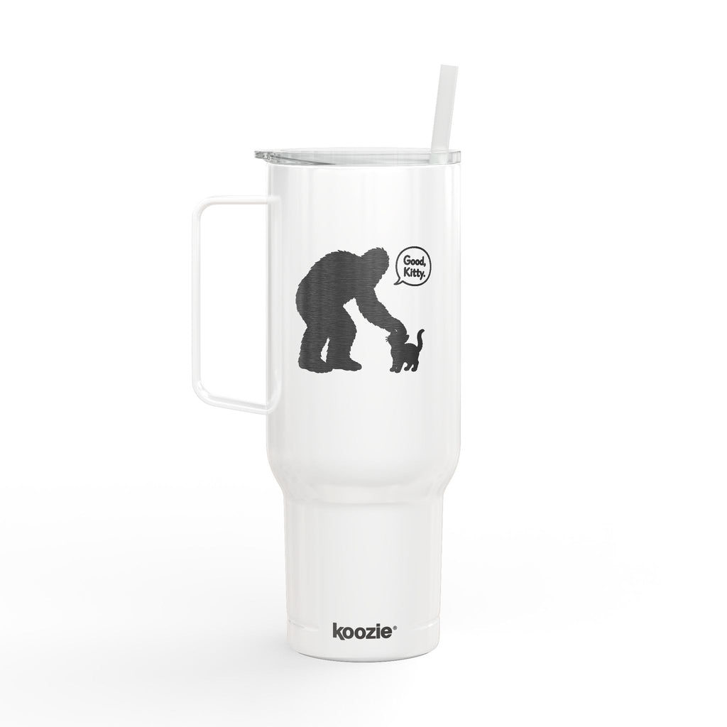 Bigfoot & Cat “Good, Kitty.” 40 oz Insulated Tumbler