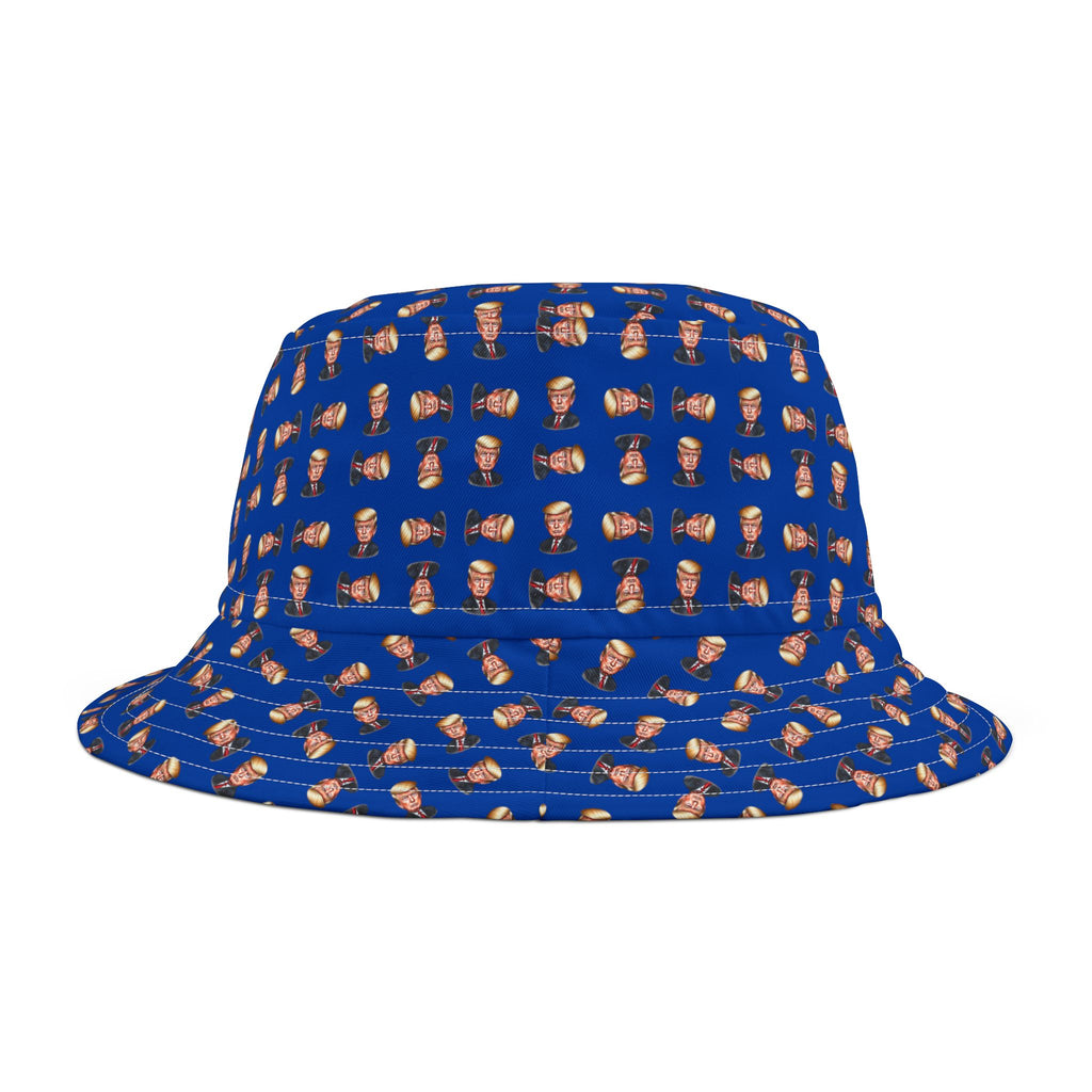 Trump Faces Printed Bucket Hat for Summer Fun