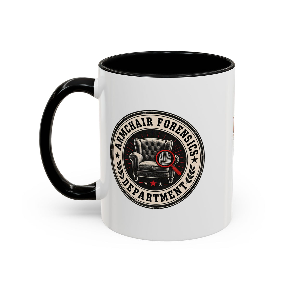 Armchair Forensics Department Accent Coffee Mug, True Crime Mug, 11 oz & 15 oz